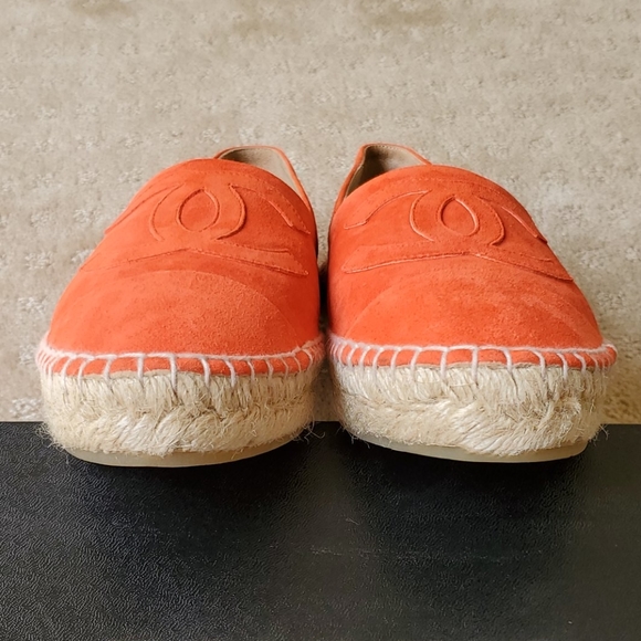 chaussure chanel orange